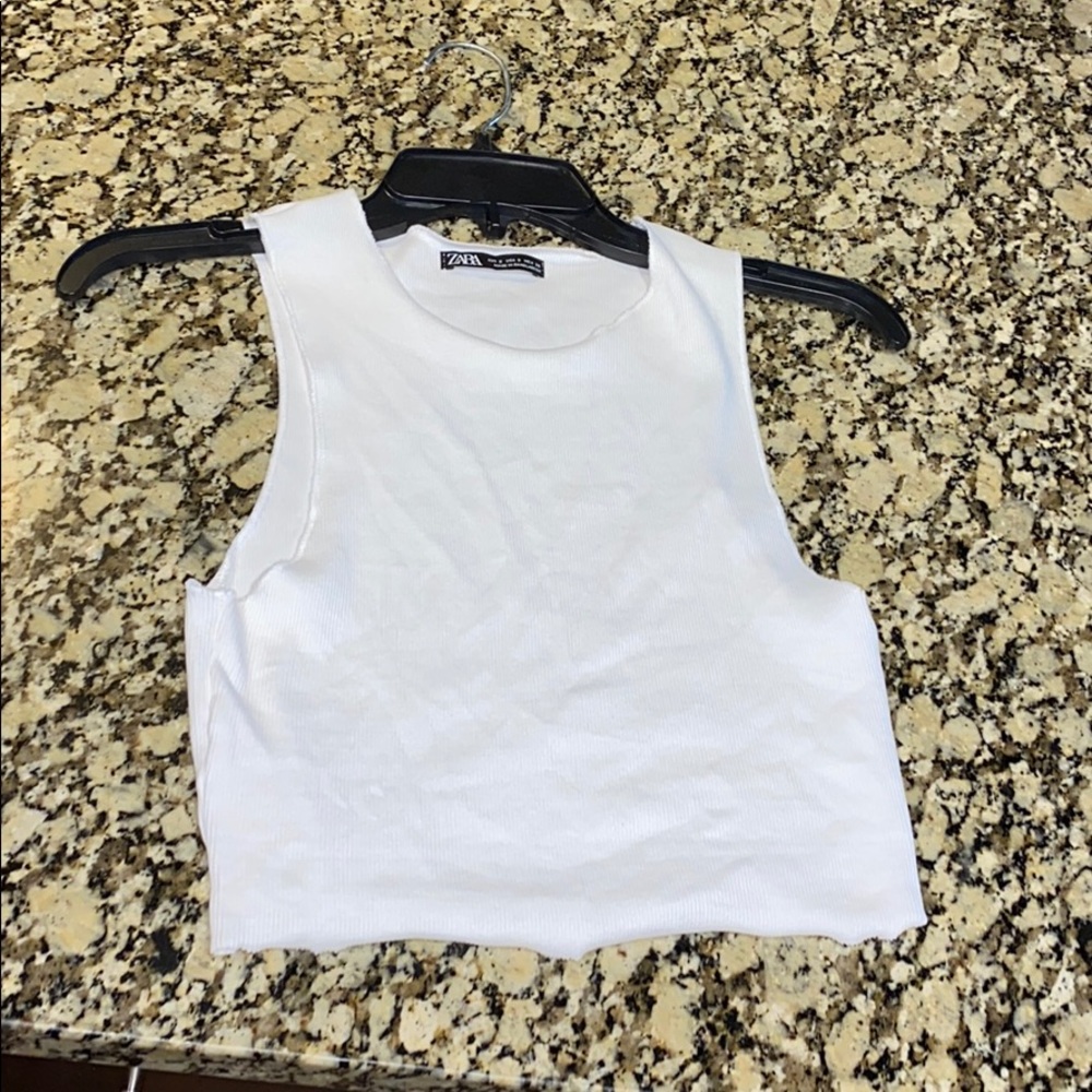 Zara cropped tank.